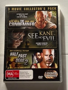 The Condemned / Kane See No Evil / Half Past Dead 2 (DVD Reg) Steve Austin, Kane - Picture 1 of 3