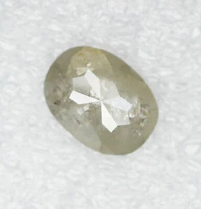 1.60 CT 9.20 6.80MM Oval Shape Salt And Pepper Grey Color Natural Loose Diamond - Picture 1 of 12