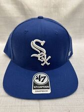 Chicago White Sox '47 Captain Snap Back Hat Royal Blue One Size New NWT #I70