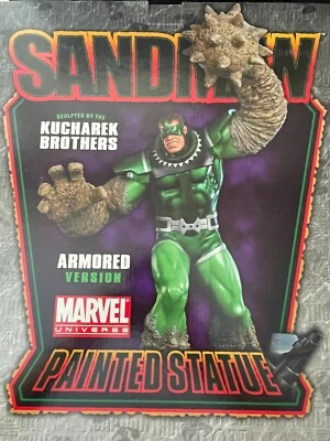 Estatua pintada Bowen Marvel Spider-man Sandman versión blindada 265/300 Foto 1 de 4