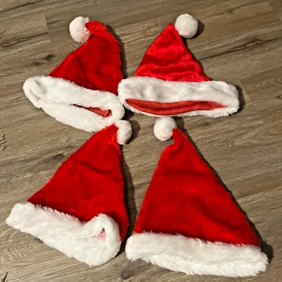 JUEGO DE 4 SOMBREROS DE NAVIDAD TALLA ÚNICA Foto 1 de 3