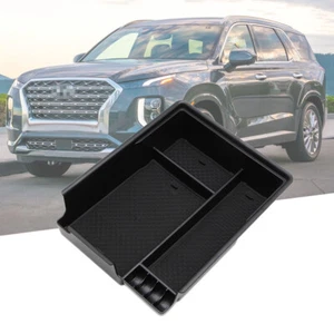 Armrest Storage Box Organizer for Hyundai Palisade 2020 2021 Center Console Tray - Foto 1 di 8