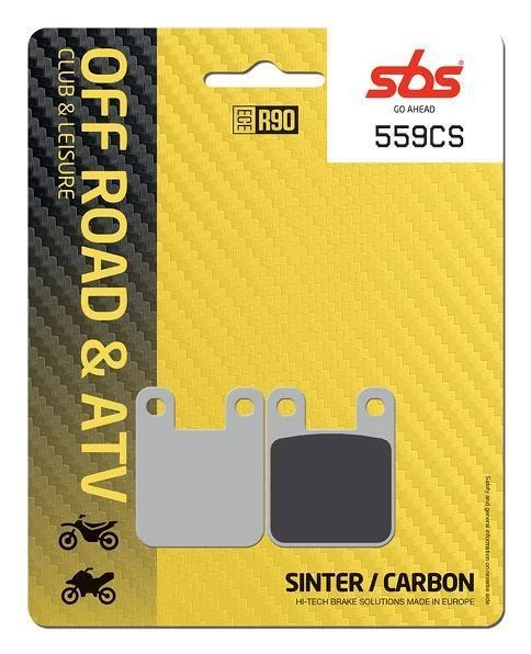 SBS внедорожный задний карбоновый тормозные колодки - 559 сантисек. - Aprilia 280 r, скалолаз 1992 - Изображение 1 из 1