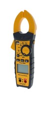 Ideal 61-737 Multimeter Ac Dc Voltage Ohm 4000A Clamp Meter w/ Leads & Case
