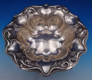 Eton by Wallace ciotola frutta in argento sterling con iris #1164 11 1/4" (#8456) - Foto 1 di 9