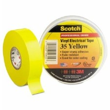 New listing
Scotch® Vinyl Electrical Color Coding Tapes #35 3/4"x66' Yellow