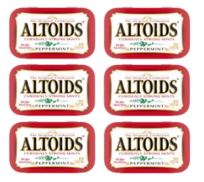 Mentas de menta ALTOIDES - latas de 1,76 oz (6 paquetes) Foto 1 de 2
