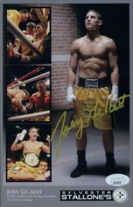 Foto promocional de Joey Gilbert Boxer firmada de 5,5x8,5 autenticada por la JSA - Imagen 1 de 2