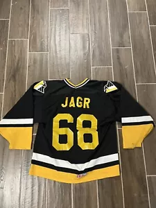 90s Jaromir Jagr Pittsburgh Penguins CCM Hockey Jersey L Rookie Season? - Bild 1 von 8