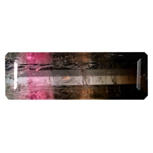 2.30 ct  Octagon Cut (14 x 5 mm) Unheated / Untreated Watermelon Tourmaline - Picture 1 of 2