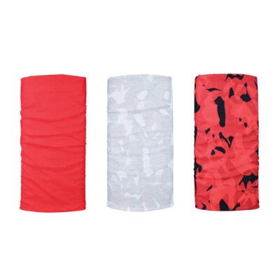 Oxford Bequem 3 Packung Hals Schal Wärme Schlauch Bandana Balaclava Havoc Rot - Bild 1 von 2