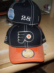 Cappello Reebok Claude Giroux personalizzato #28 Philadelphia Flyers aderente L/XL nuovo - Foto 1 di 1