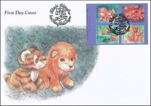 Friendship Teddy Bear Lion King Children Software Toys Finland Mint FDC 2005 - Picture 1 of 1