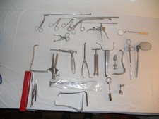 Vintage Medical Tools Gynecologist Surgical Equipment Doctor Instruments