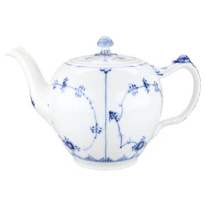 Teekanne Modell 259 Royal Copenhagen Musselmalet gerippt I.Wahl - Bild 1 von 4
