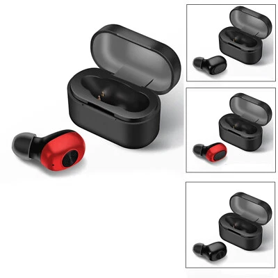 Bluetooth Headset Wireless Earphone Mini Earbud Earpiece with Charging Case - Image 1 of 4