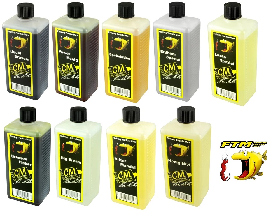 CM Liquid 500ml Alle Sorten Claus Müller Lockstoff FTM Friedfischmagnet - Bild 1 von 1