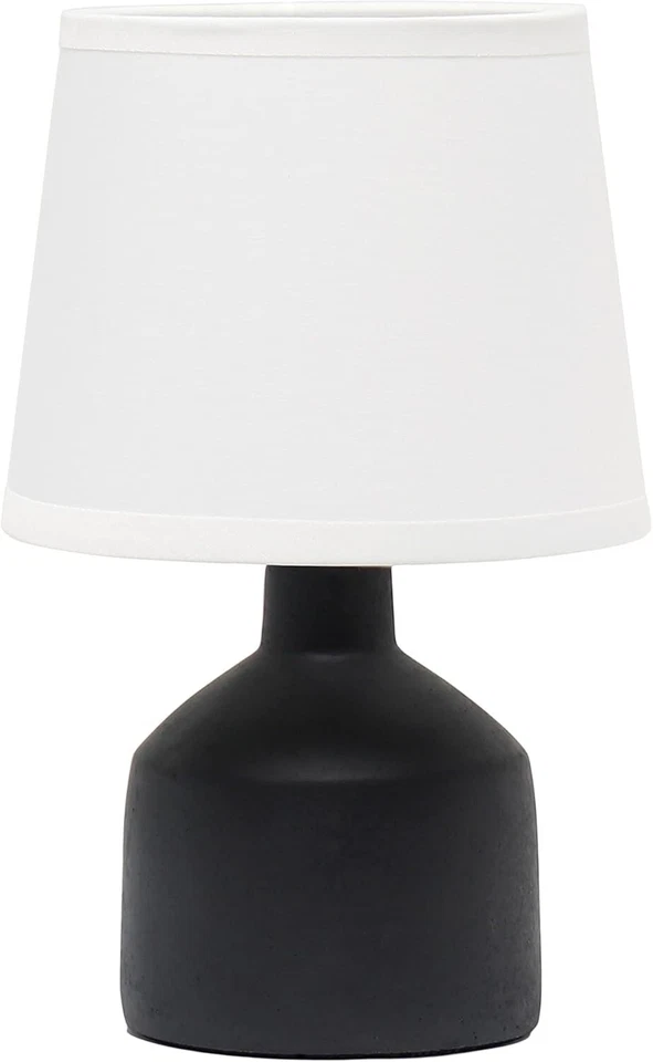 LT2080-BLK Mini Bocksbeutal Concrete Table Lamp Black