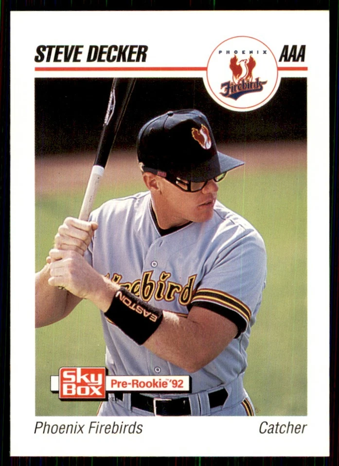 1992 SkyBox AAA Steve Decker Phoenix Firebirds #175 - Image 1 of 2