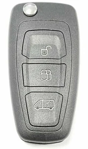 RFC 3 button flip key case for Ford Transit Connect MK8 remote fob 2015 - 2022 - Picture 1 of 4