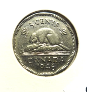 Canada 1946 Arrowhead 5 Cents * King George VI * 👀 - Bild 1 von 2