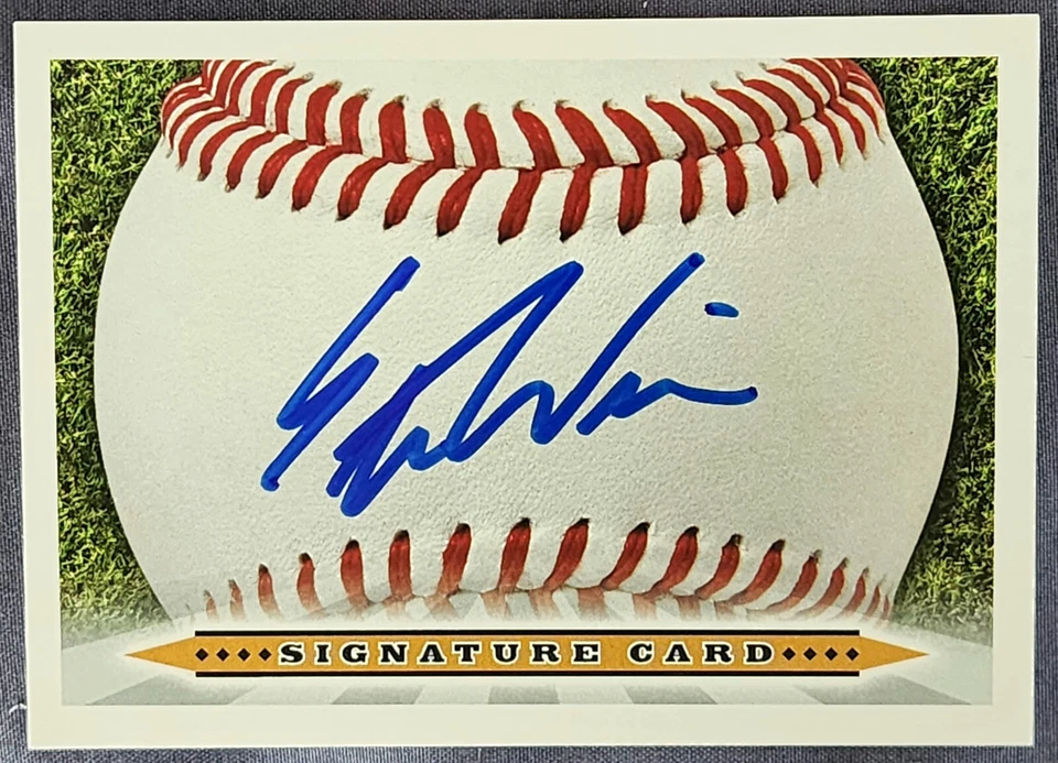 Ethan Wilson Signed IP 3.5x2.5 Signature Card Philadelphia Phillies! - Image 1 of 1