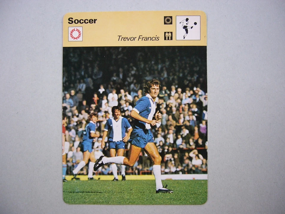 1977 1977/79 SPORTSCASTER FÚTBOL FÚTBOL FOTO TREVOR FRANCIS ¡BONITO!! Foto 1 de 2