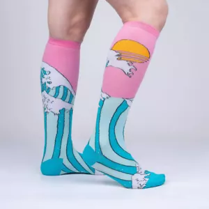 Sock It To Me kniehohe Damensocken - The Wave (UK 3-8) - Bild 1 von 1