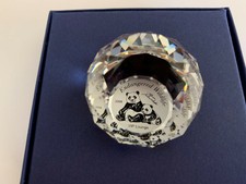 Swarovski Kristallwelten Paperweight 40Mm 2008 Panda Nib, never displayed