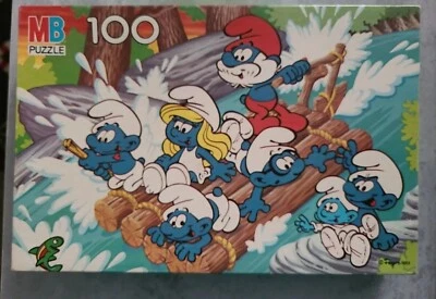 Pitufo Puzzle Papá Pitufa Brainy & more River Raft 4190-2 100 Piezas Foto 1 de 4