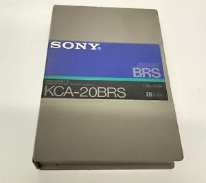 VIDEOCASSETTA SONY KCA 20 MIN U-MATIC - Foto 1 di 1