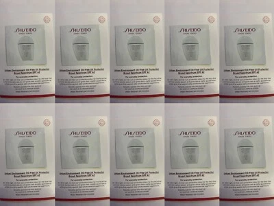 Lote 10 x Shiseido Urban Environment Protector UV Sin Aceite FPS 42 2ML / 0.06OZ ea Foto 1 de 3