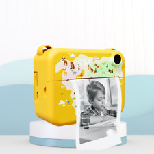 Kids Fun Digital Camera Instant Print  Christmas Birthday Gift Yellow