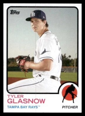 2021 Topps Archives #114 Tyler Glasnow Tampa Bay Rays - Image 1 of 2
