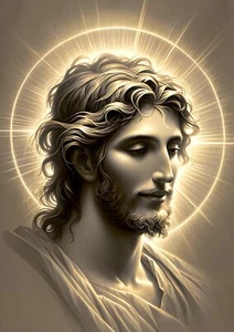 Glorious Jesus 02 - DIN A4 randloser Druck - Bild 1 von 1