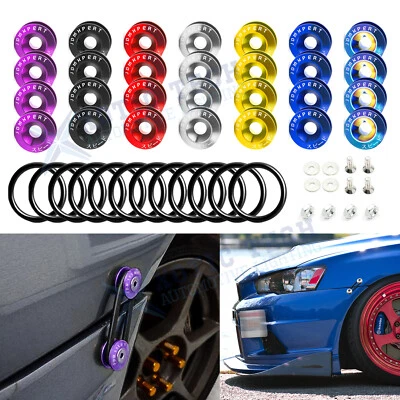 Bumper Fender Quick Release Fasteners+Rubber Bands O-Rings Replacement Clip Kits - Image 1 of 4