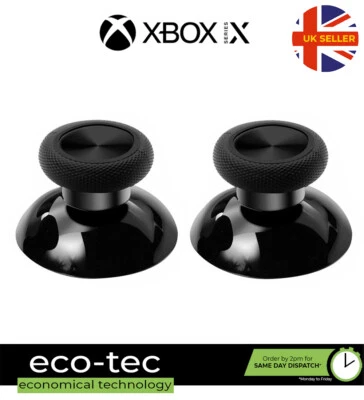 FPC DESIGN 2x Bacchette Analogiche OEM di Alta Qualità Nere per Controller Xbox Series X | S
