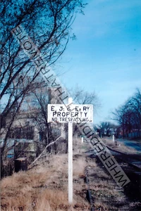 Eastern Joliet & Eastern EJ&E Property No Tresspassing Sign Aurora IL 3-76 Photo - Picture 1 of 2