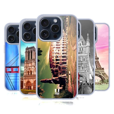 HEAD CASE DESIGNS PLACES 3 SOFT GEL CASE & WALLPAPER FOR APPLE iPHONE PHONES - image 1 of 4