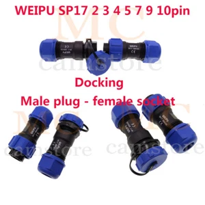 WEIPU SP17 2-10Pin Docking Waterproof IP68 Plug Socket,Aviation Wire Connector - Picture 1 of 15