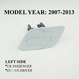 Faro cubierta lavadora para BMW X5 E70 lado izquierdo 2007-2013 blanco alpino 300 - Imagen 1 de 8