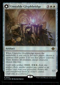 MTG - Unstable Glyphbridge The Lost Caverns of Ixalan #41 Rare Foil LP - Picture 1 of 2