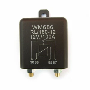 160477 0-727-10 EQUIV 12V 100 AMPERIOS DE ALTA RESISTENCIA RELÉ DE CARGA DIVIDIDA BATERÍA DE OCIO - Imagen 1 de 3