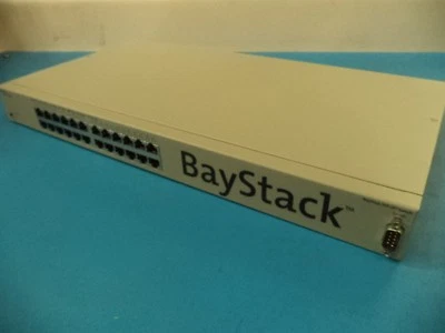 NORTEL BS 325-24T, AL2012B45 10/100 ETHERNET SWITCH W/ EU. POWER CORD & BRACKETS - Image 1 of 4