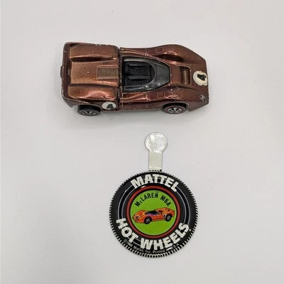 Coche McLaren M6A 1968 Redline Hot Wheels de colección - marrón Foto 1 de 4