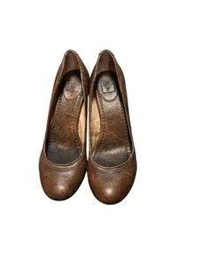 Frye Women's Carson Distress Brown Pump Heels Shoes Size 8M - Picture 1 of 6