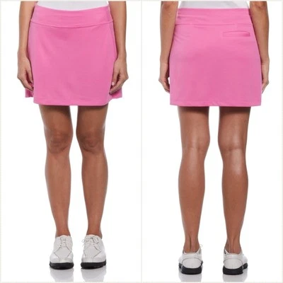 Falda corta de golf PGA TOUR APPAREL rosa AirFlux Power Mesh para mujer talla grande” Foto 1 de 4