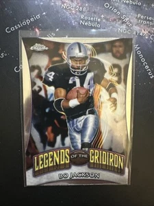 2024 Topps Chrome Football Bo Jackson Legends Of The Gridiron - Bild 1 von 2