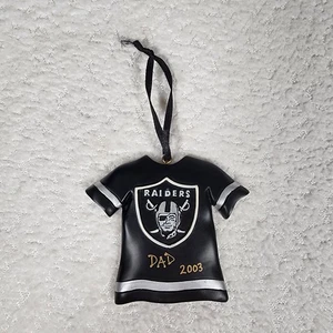 Camiseta con adornos navideños de los Oakland Raiders - papá 2003 - Imagen 1 de 5
