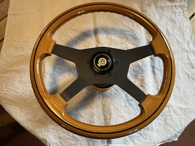 Raid 4-D Holzlenkrad VW Golf GTI Cabrio Käfer Seat Audi Porsche - Bild 1 von 4